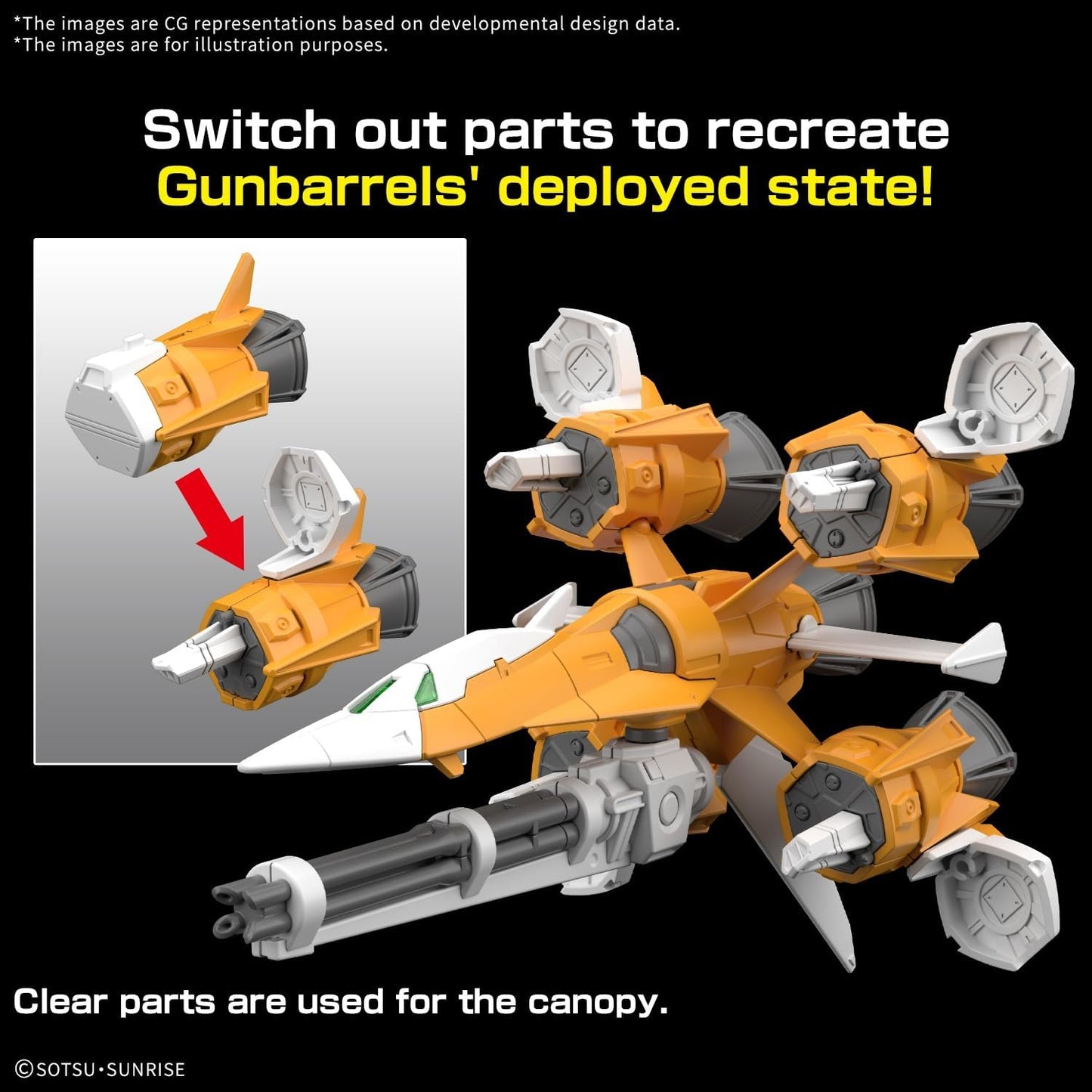 Option Parts Set Gunpla 14 (Gunbarrel Striker)