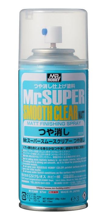 Mr. Super Smooth Clear Matt Finishing Spray 170ml