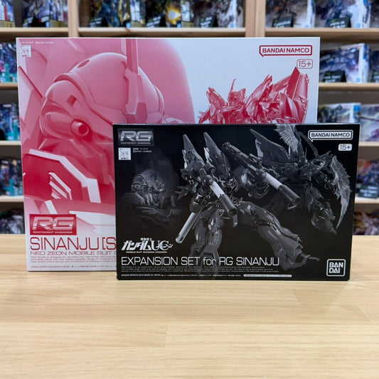 P-Bandai RG 1/144 Sinanju [Special Coating] + P-Bandai RG Sinanju Expansion Pack