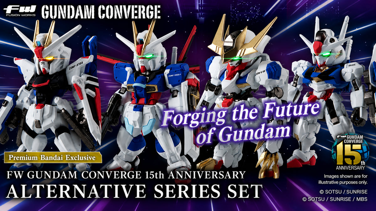 FW Gundam Converge 15th Anniversary Alternative Series Set