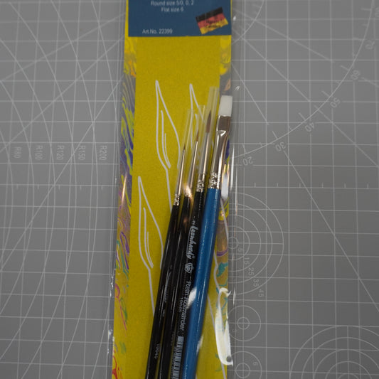 4pc Pro Modellers Brush Set