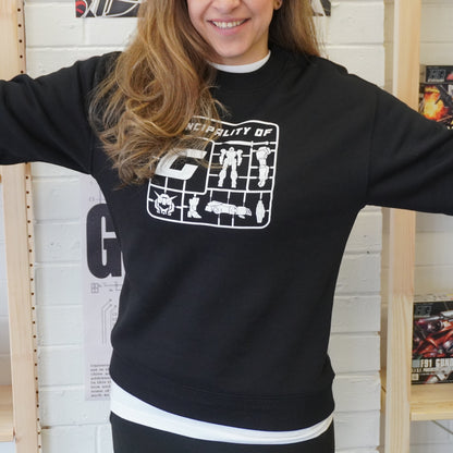 Principality of G Logo Jumper (Black Long Sleeve Crew Neck)