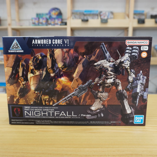 Armored Core VI: Fires of Rubicon – AC-2000 Orbiter “NIGHTFALL / Raven” (Bandai Spirits)