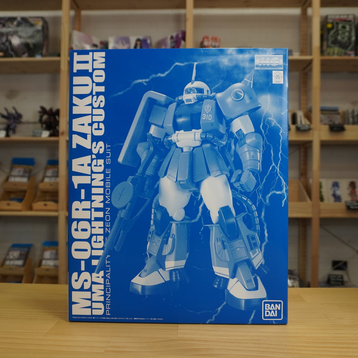 P-Bandai MG 1/100 MS-06R-1A Zaku II (Uma/“Yuma” Lightning’s Custom)