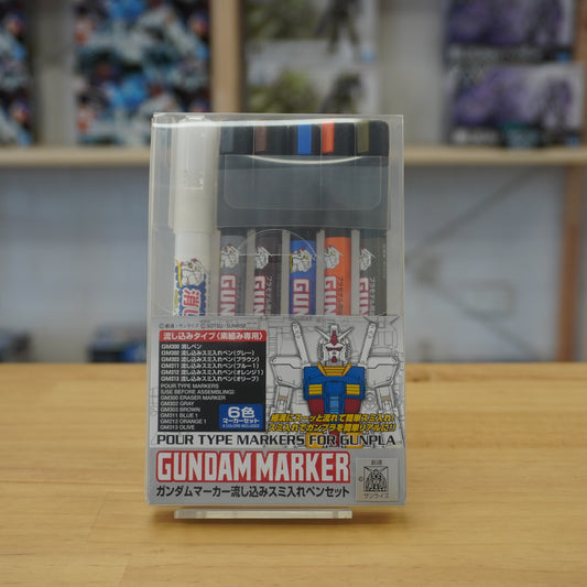 Gundam Marker Pour Type Set for Gunpla