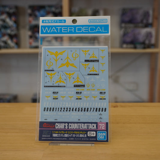 Gundam Decal No. 72 – Char’s Counterattack (Neo Zeon)