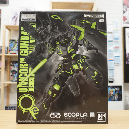 MG 1/100 Unicorn Gundam Recirculation Color / Clear Neon Green