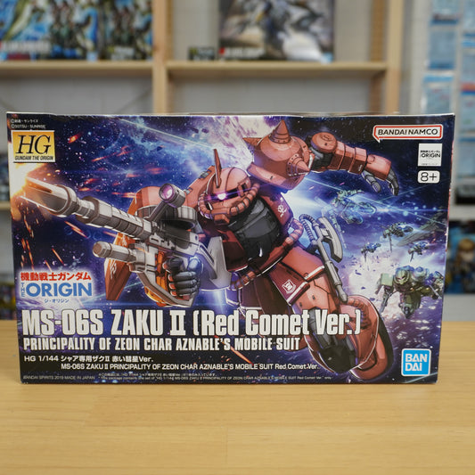 HG 1/144 MS-06S Zaku II (Red Comet Ver.) Origin
