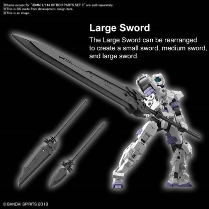 30MM 1/144 Option Parts Set 3 (CLOSE COMBAT ARMS)