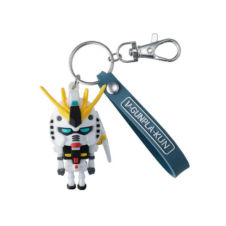 Nu‑Gunpla‑Kun 3D Rubber Mascot Keychain