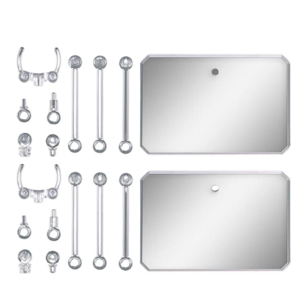 Action Base 6 (Clear Color) Mirror Stickers Set