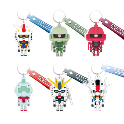 NU-Gunpla-Kun 3D Rubber Mascot Keychain