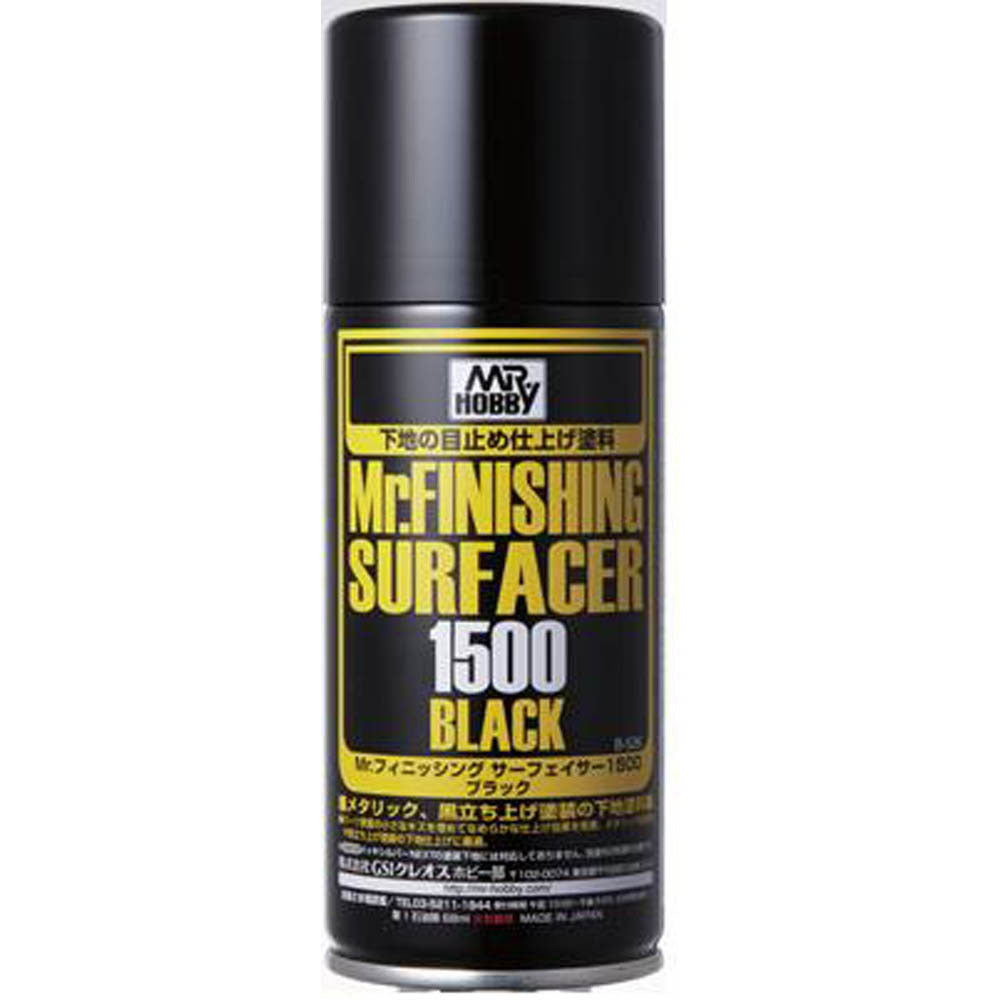 Mr. Finishing Surfacer 1500 Black Spray 170ml