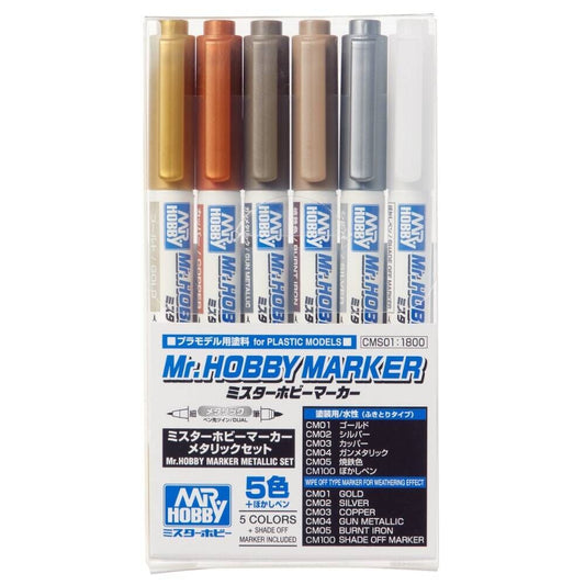 Mr. Hobby Marker Set with Shade Off Marker (CMS01)