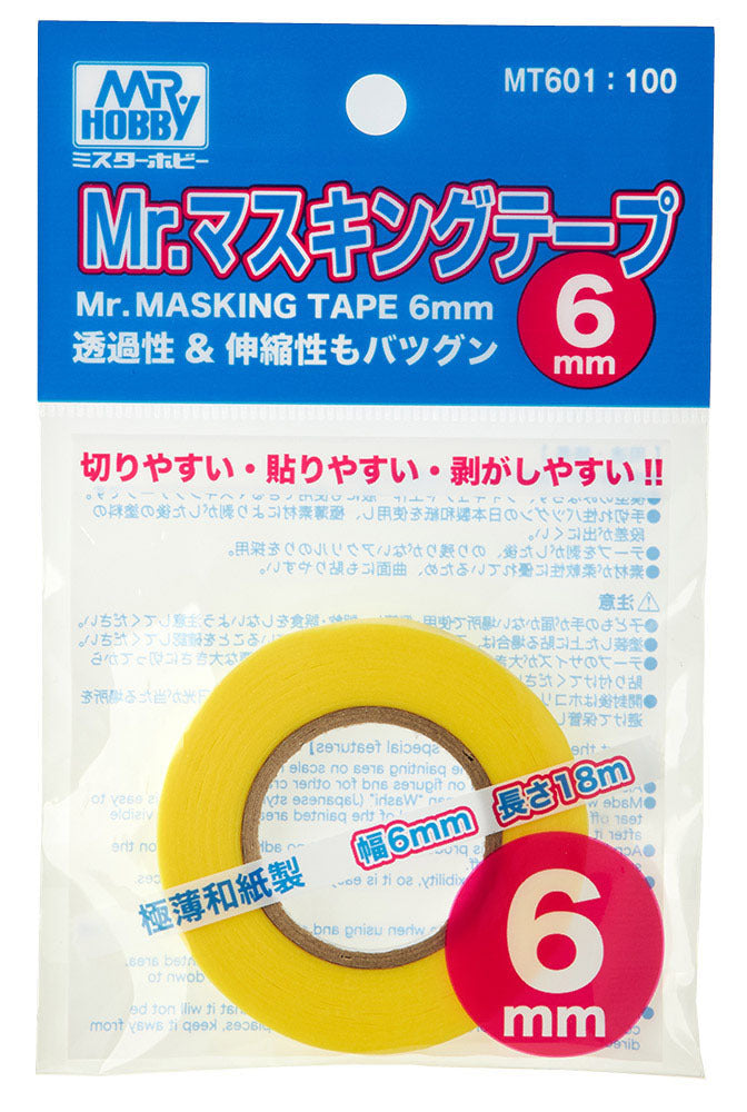 Mr. Masking Tape Yellow 6mm