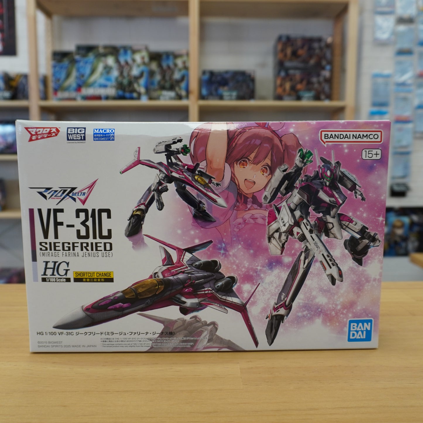 HG VF-31C Siegfried (Mirage Farina Jenius Use)