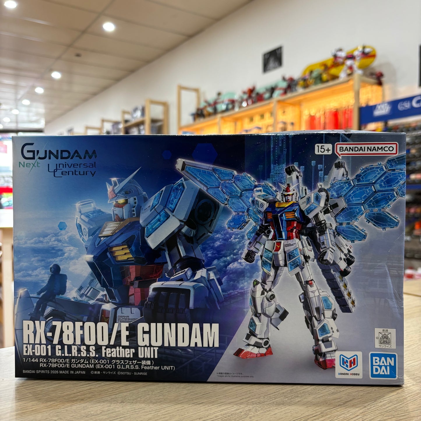 1/144 RX-78F00/E Gundam (EX-001 G.L.R.S.S. Feather Unit)