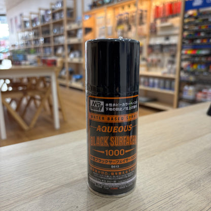 Aqueous Black Surfacer 1000 Spray 170ml