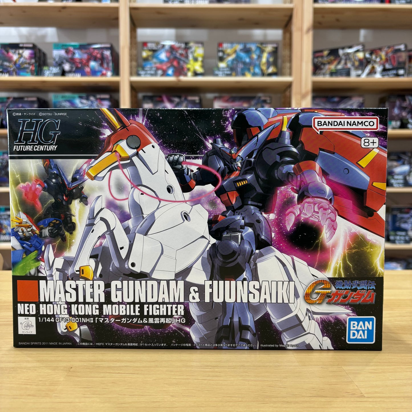 HGFC 1/144 Master Gundam & Fuunsaiki