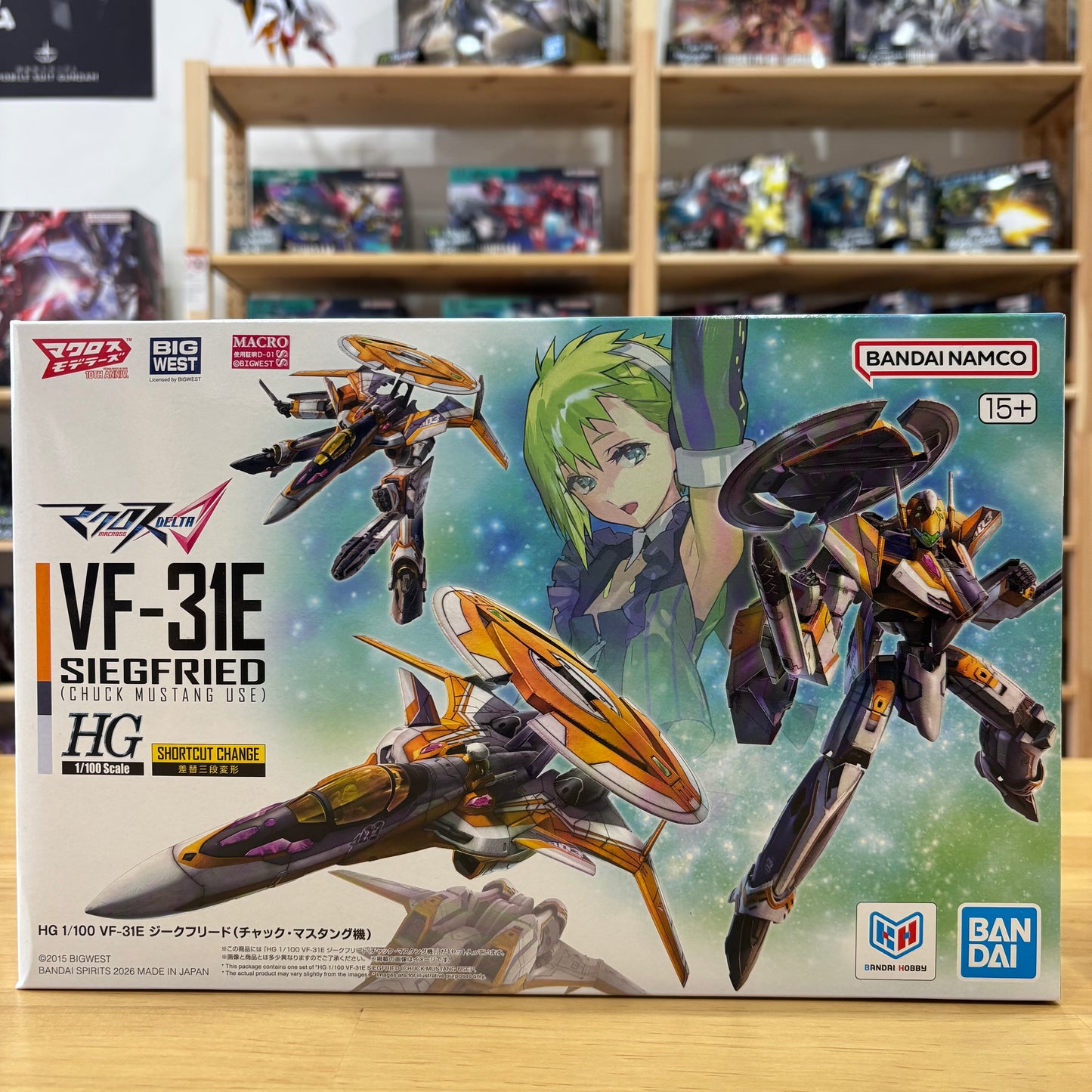 HG 1/100 VF-31E Siegfried (Chuck Mustang Use)
