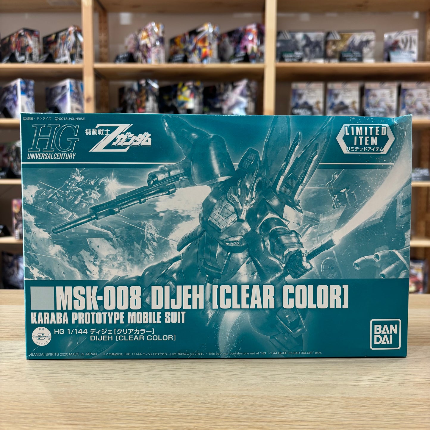 P-Bandai HGUC 1/144 Dijeh [Clear Color]