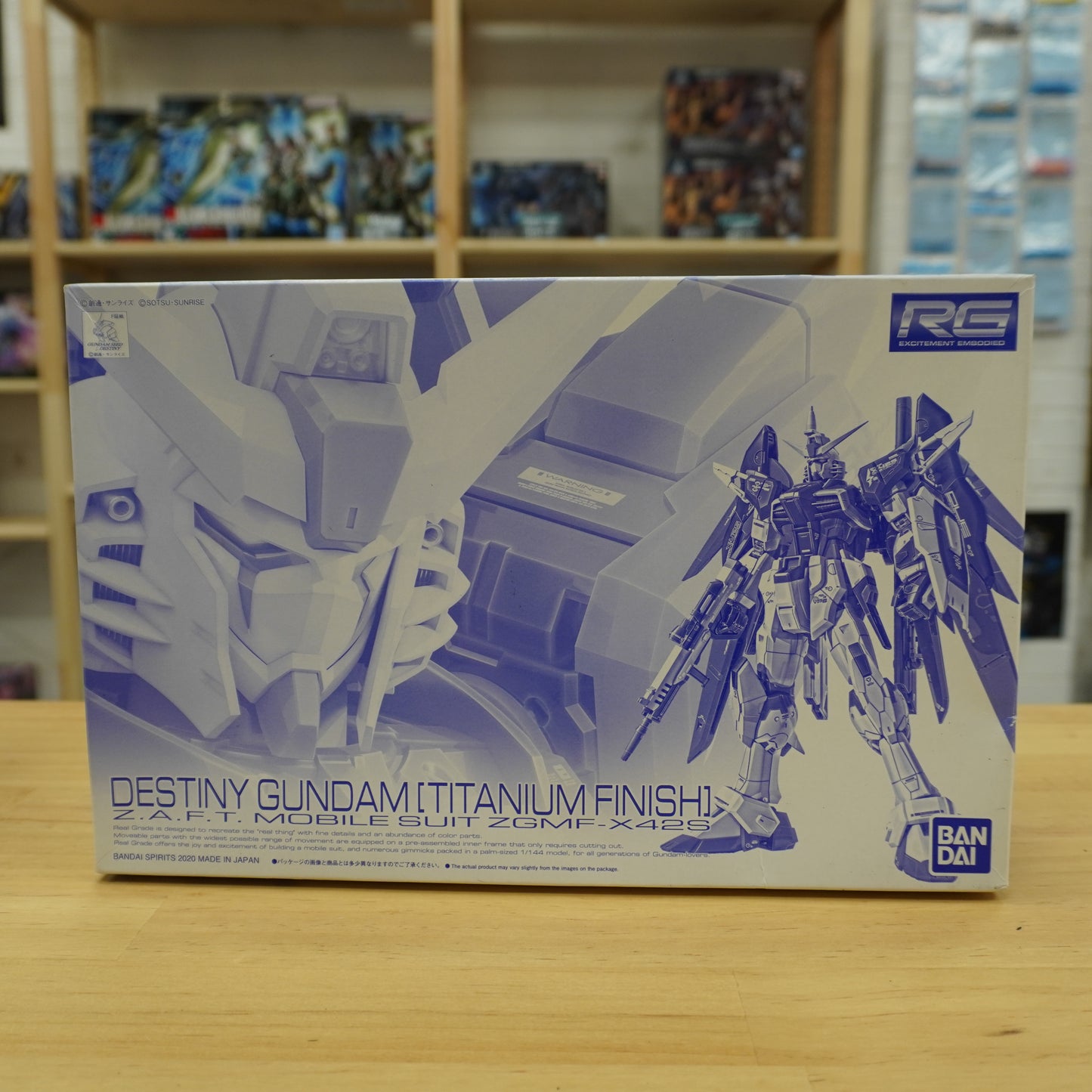 P-Bandai RG Destiny Gundam [Titanium Finish] – ZGMF-X42S