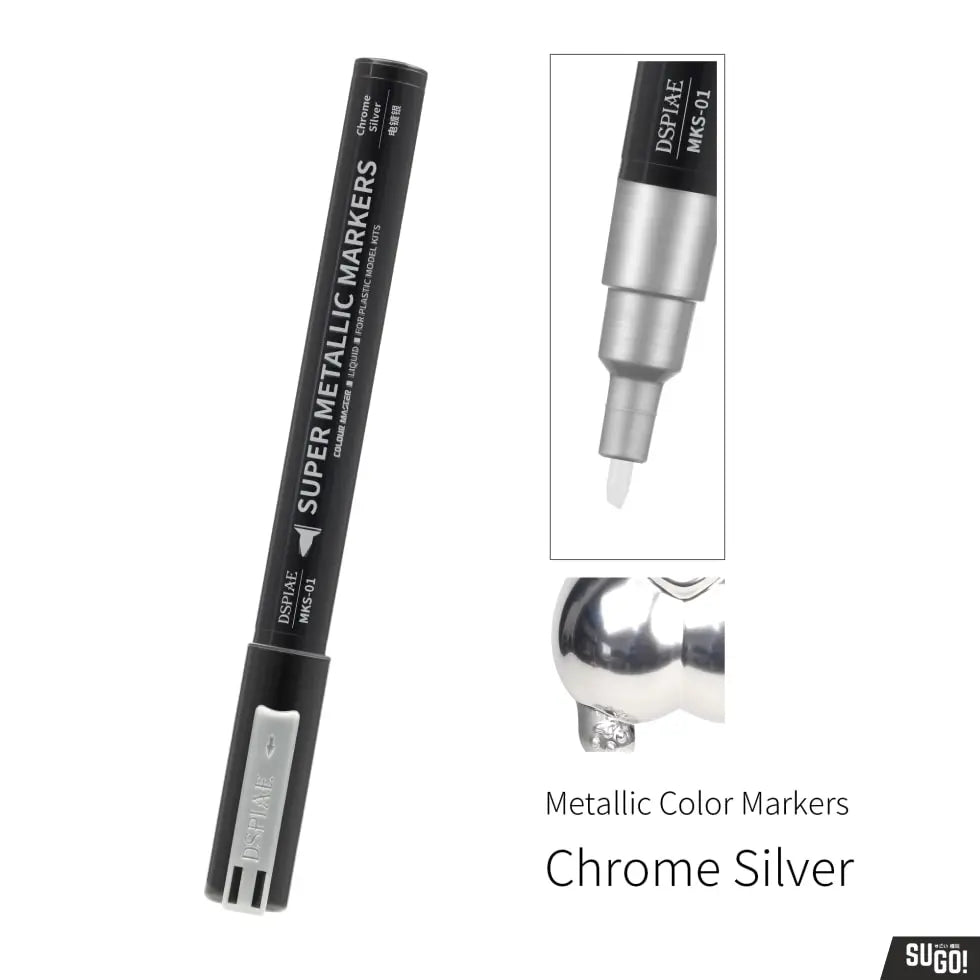 DSPIAE Super Metallic Marker – Chrome Silver
