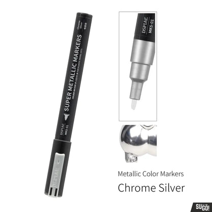DSPIAE Super Metallic Marker – Chrome Silver