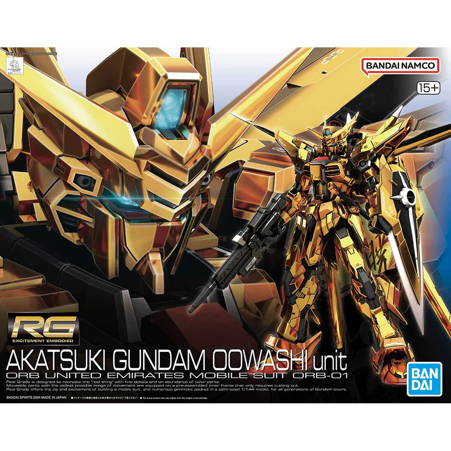 RG 1/144 Akatsuki Gundam (Oowashi Unit)