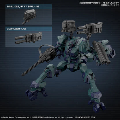 Bandai 30MM Armored Core VI Fires of Rubicon Balam Industries BD‑011 Melander (Liger Tail Ver.)