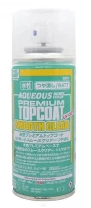 Mr. Premium Topcoat Super Smooth Clear Flat (Matt) UV Cut Spray 170ml