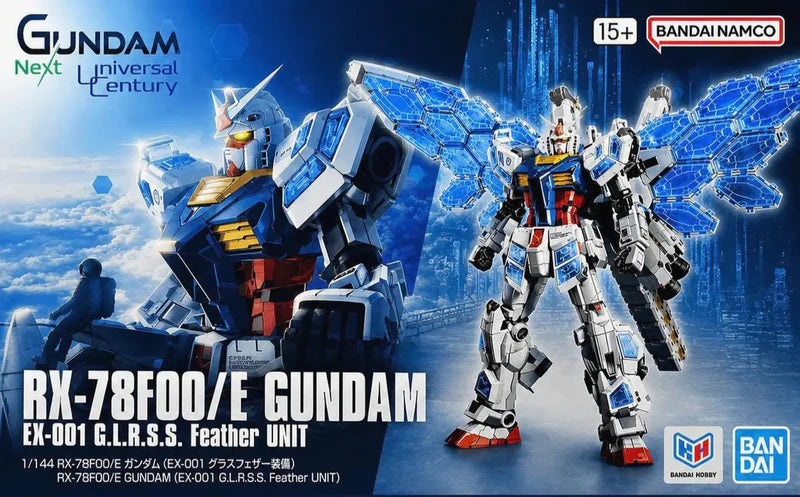 1/144 RX-78F00/E Gundam (EX-001 G.L.R.S.S. Feather Unit)