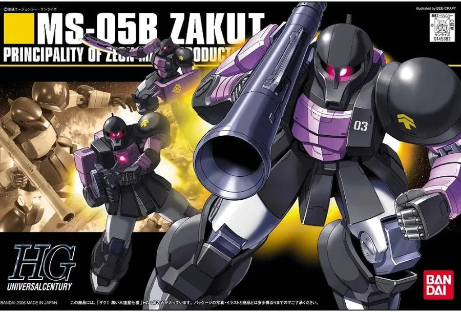 HGUC 1/144 Zaku I Black Tri-Stars Custom