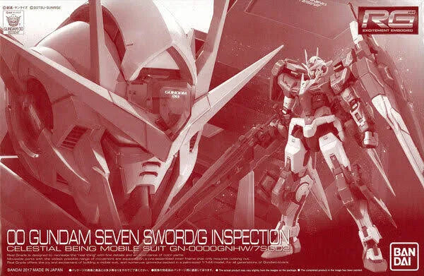 P-Bandai RG 1/144 00 Gundam Seven Sword/G Inspection (GN-0000GNHW/7SGD2)