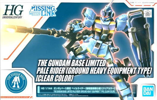 The Gundam Base Limited HG 1/144 Pale Rider [Ground Heavy Equipment Type] [Clear Color]